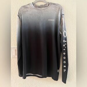 Men’s Athletic Tshirt, Magellan Outdoors, Grey, Full Sleeve, Size S